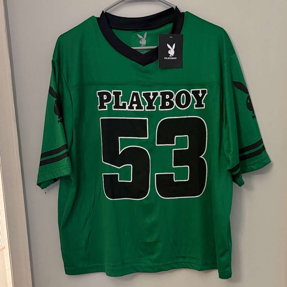 Playboy Emerald Green Jersey with Black Details